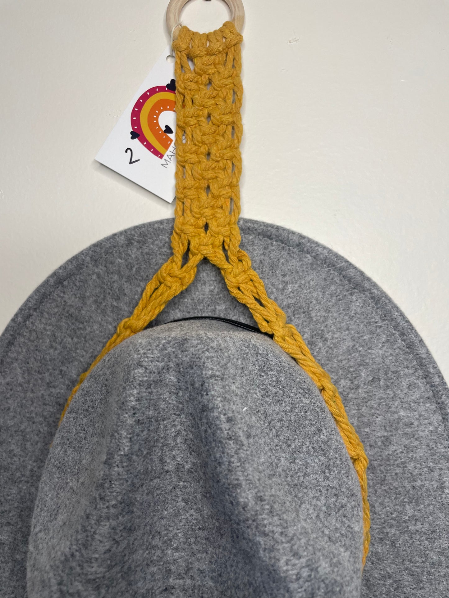 Double Hat Hanger Mustard #3