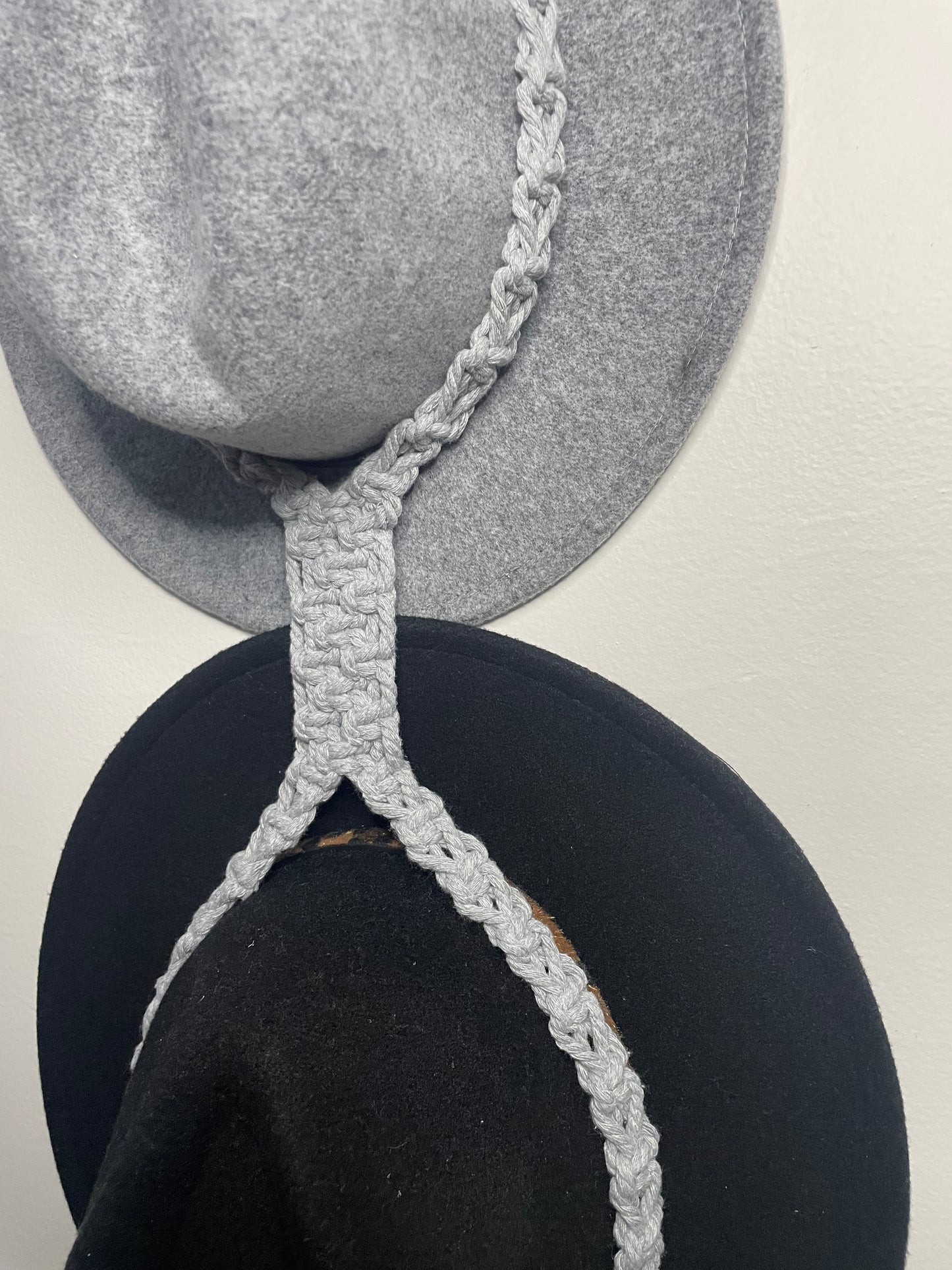 Double Hat Hanger Grey