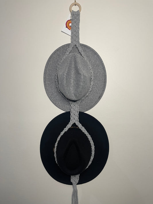 Double Hat Hanger Grey