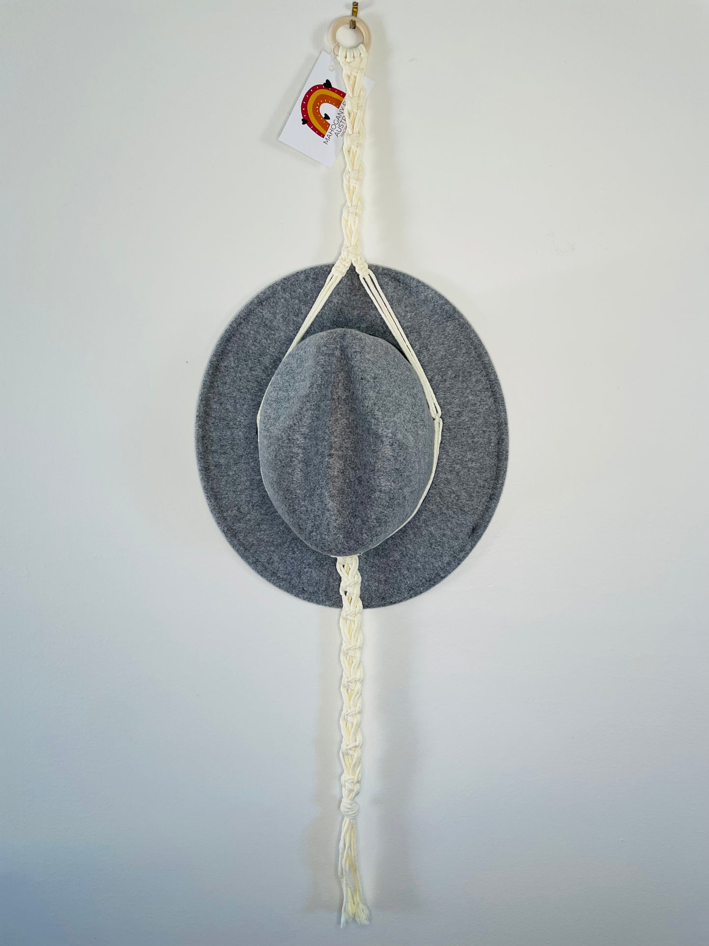 Single Hat Hanger Cream