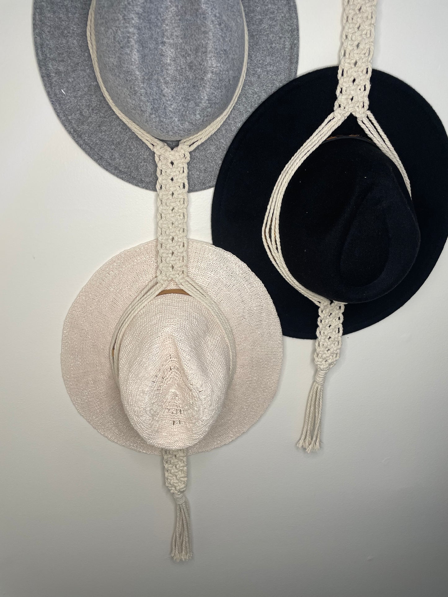 Triple Hat Hanger Natural