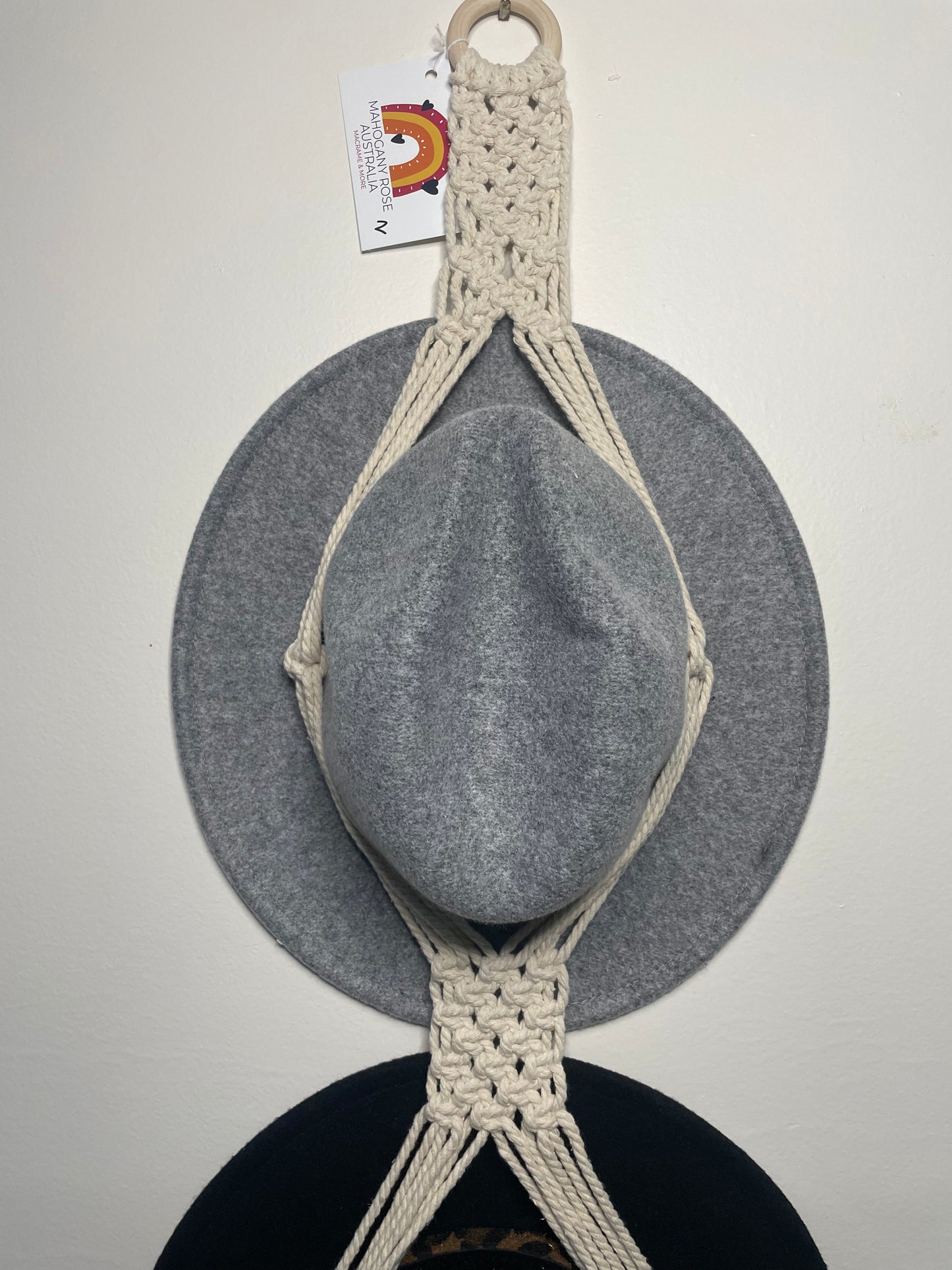 Double Hat Hanger Natural