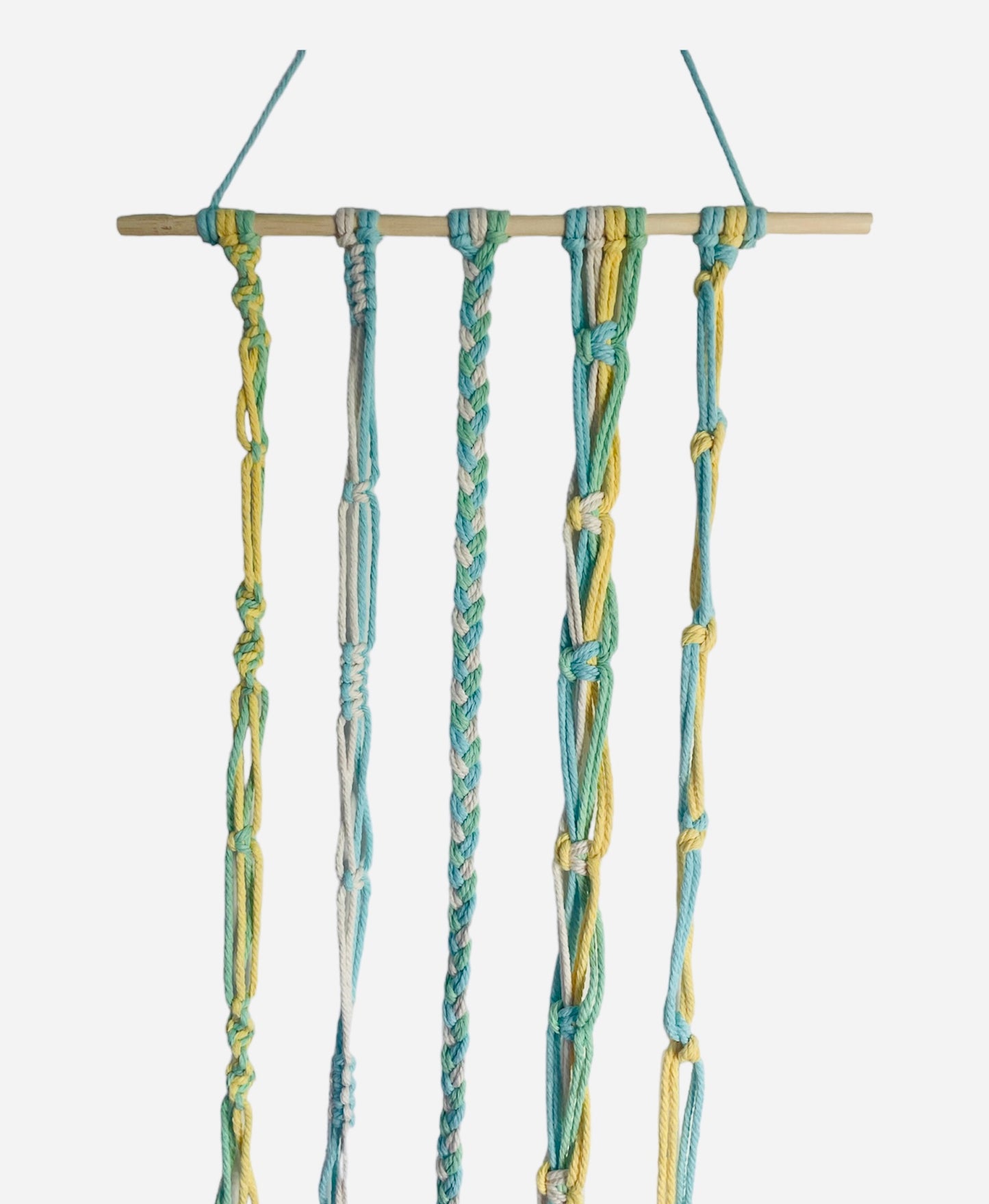 Pastel Macrame Hair Accessory Organiser