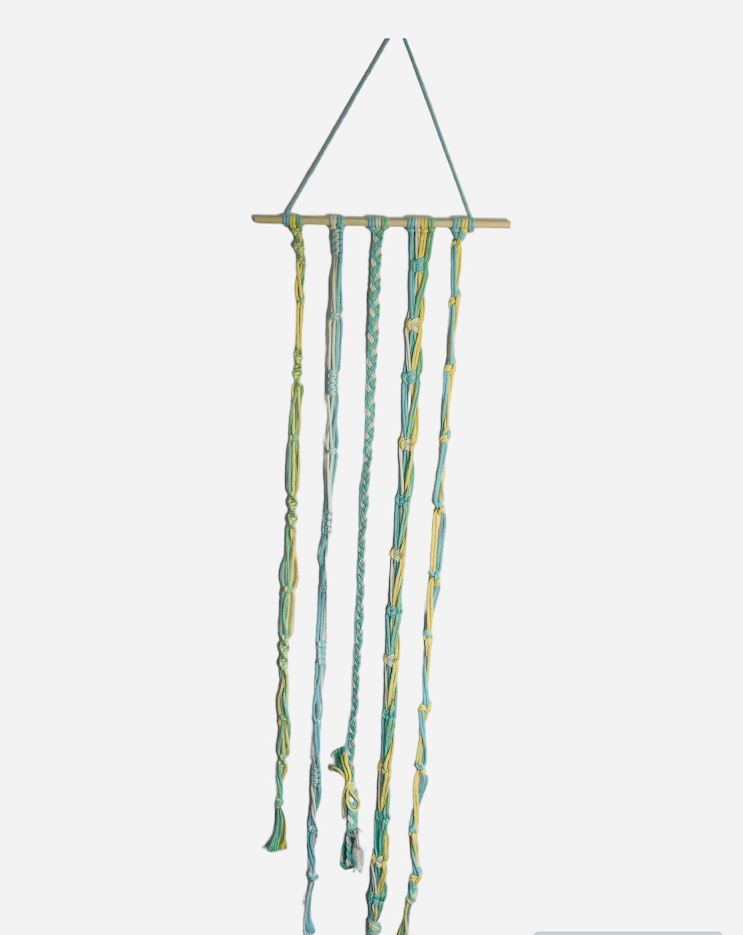 Pastel Macrame Hair Accessory Organiser